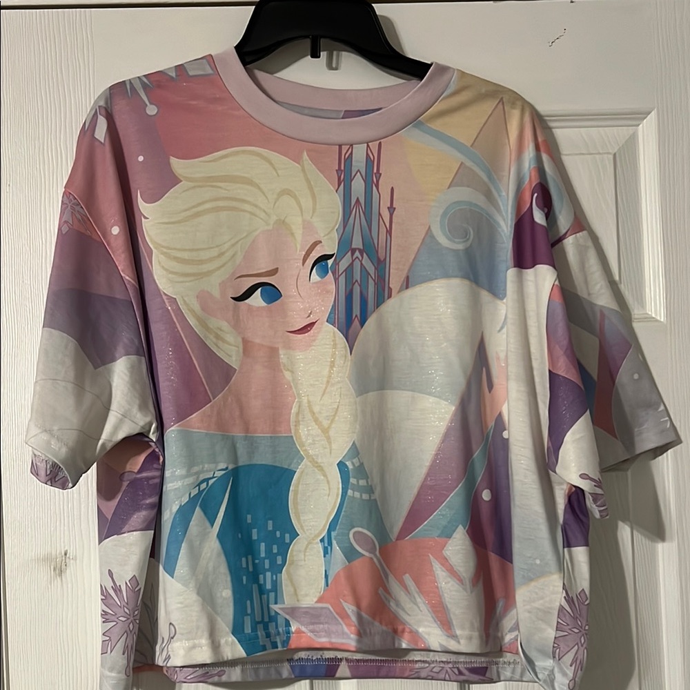 Frozen Elsa Cropped Tee